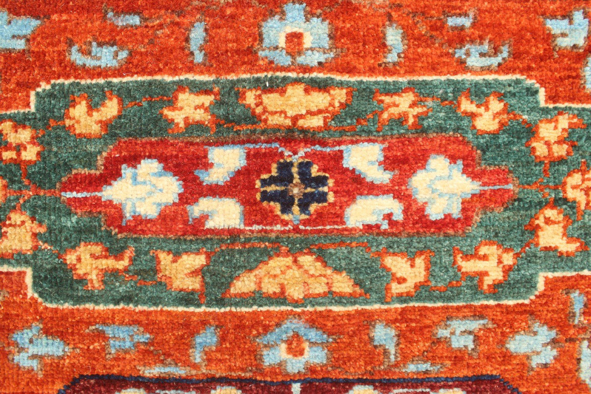 Blue/Red 8'2" Rug, x Aria 9'11" Percival