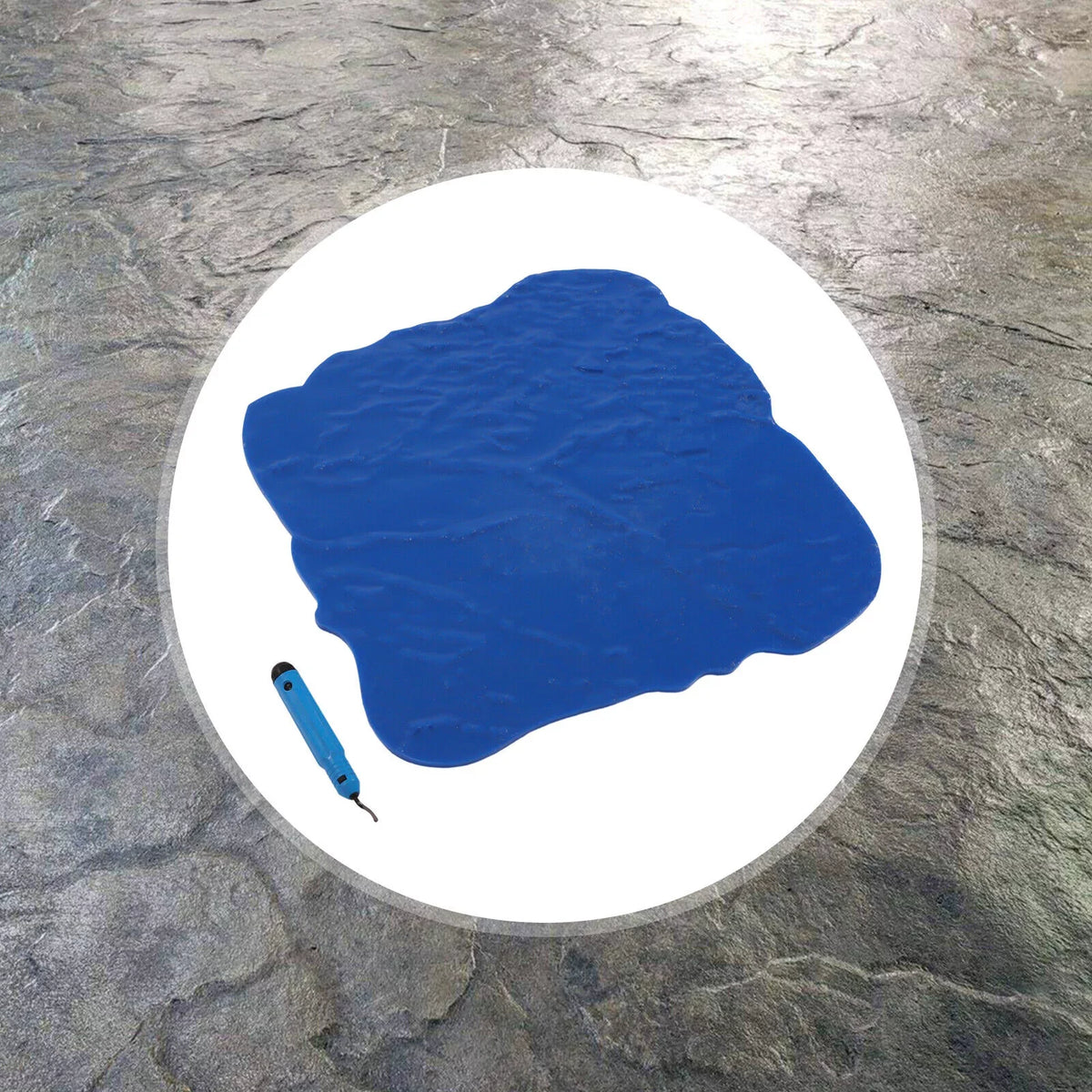 Seamless Stamp Concrete 12*12 Inch Mat Texture Slate Cement Miumaeov Stone Mold Stamp Concrete Floor