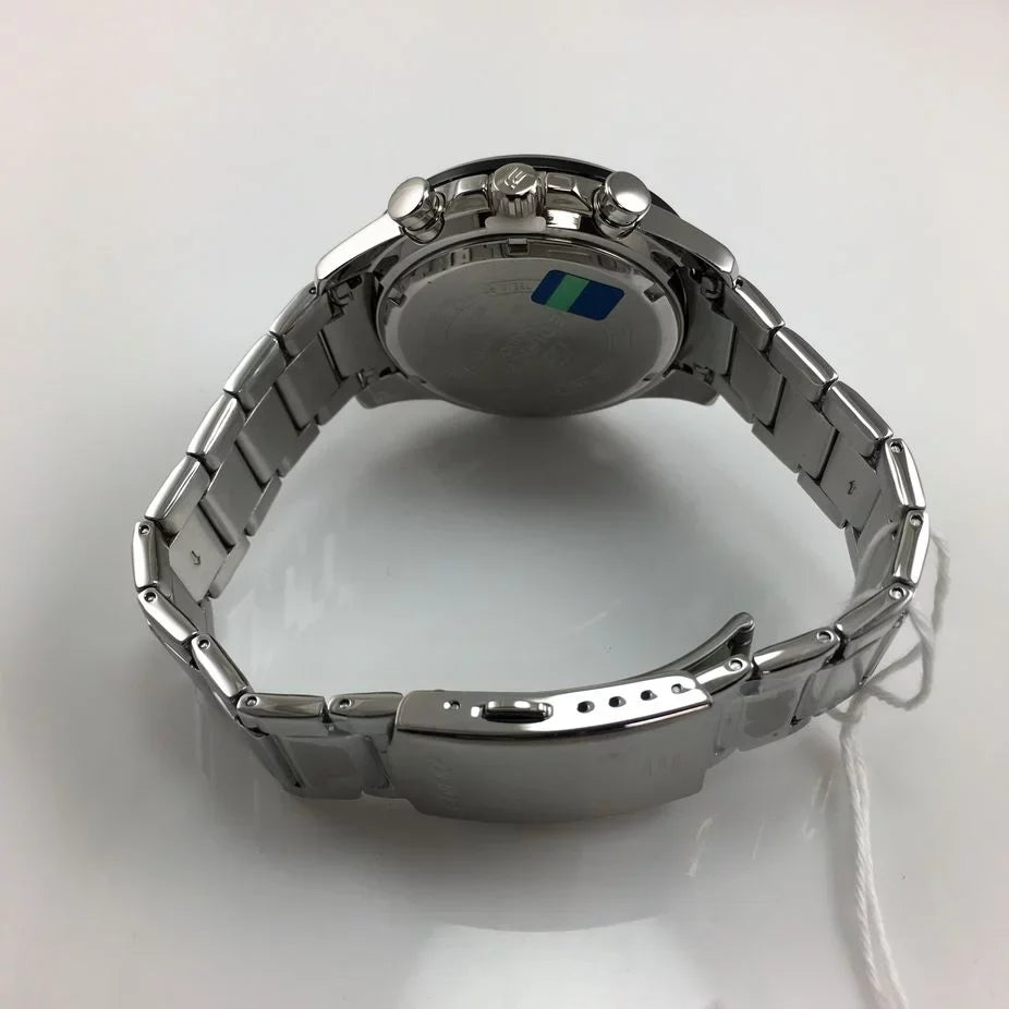 Chronograph Edifice Casio Watch Men's Steel Stainless Solar-Powered EQS-900DB-1AVCR