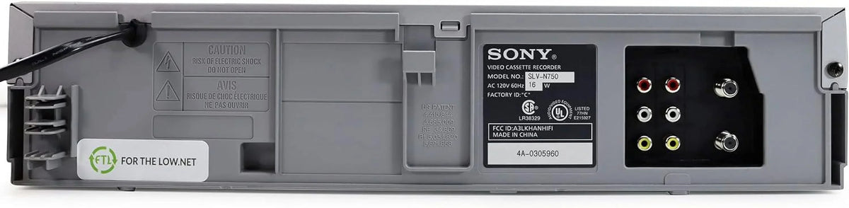 VCR Restored 4-Head Full Hi-Fi SLV-N750 (Refurbished) Chassis