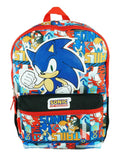 the Sonic Hedgehog Large Backpack Allover 16 SEGA inches