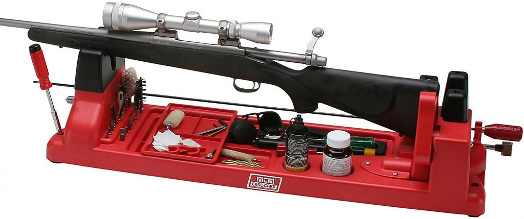 NEW Center Cleaning Clamp Gun Single Case Down Vise Action Guard MTM