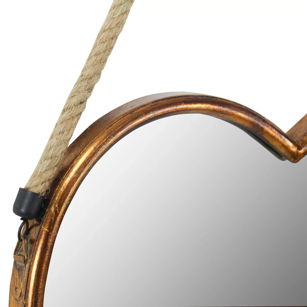 Heart Gold x 18" Mirror 28" Kiera Wall Aspire by