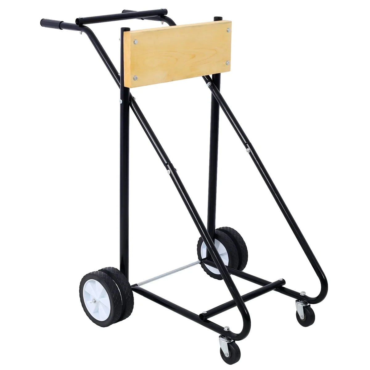 for Garage Perfect with Capacity, for Storage Outboard Easy 315lbs Boat and Wheels Mobility Motor Steel - Stand, Maintenance