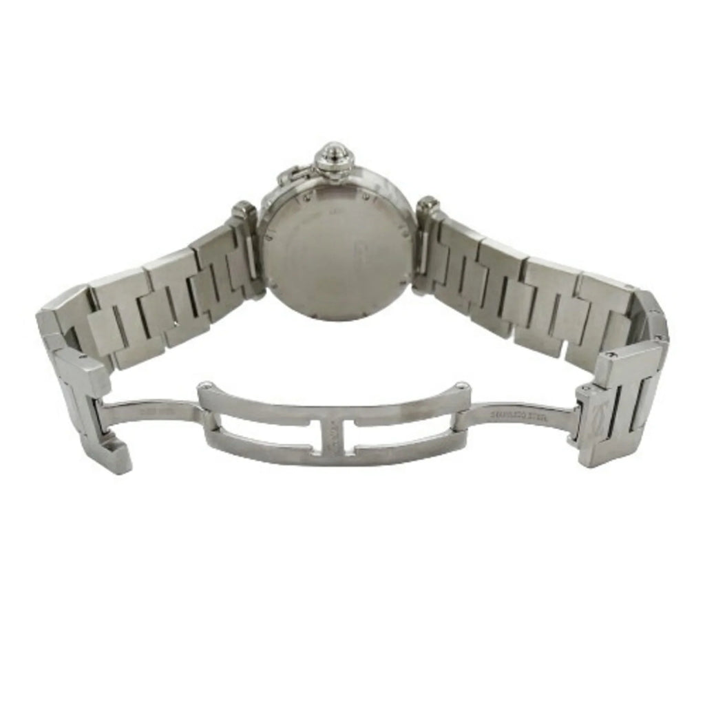 SS, Polished Miss Stainless Watch, Silver, (Good) Pasha W3140007, Steel, Cartier Pre-Owned Ladies Quartz,
