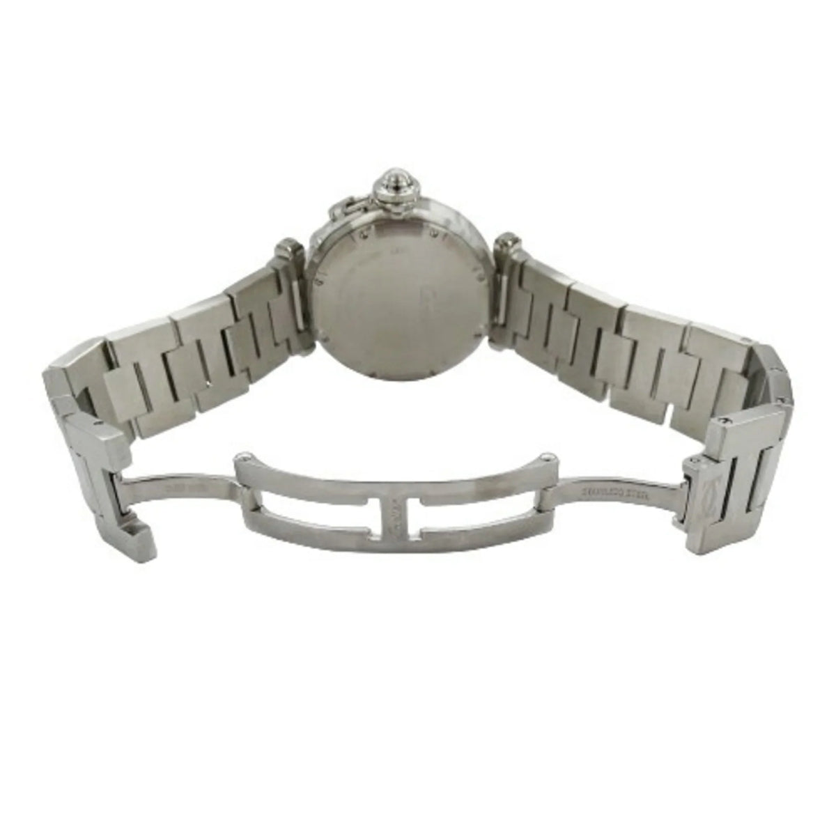 SS, Polished Miss Stainless Watch, Silver, (Good) Pasha W3140007, Steel, Cartier Pre-Owned Ladies Quartz,