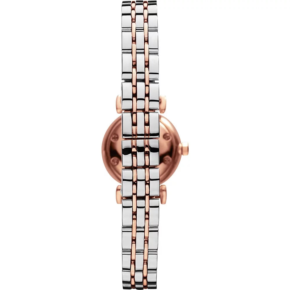Bracelet Two-Tone AR1764 Watch Mother Pearl Emporio Armani Women's of