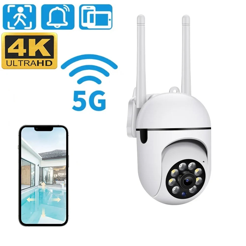 Detection Alert,Spotlight Color GeCam Vision,2-Way Home WiFi Cameras exterior 3MP Security Camera,5G 355°PTZ Video Audio,Waterproof Activity Night Camera,Motion Security