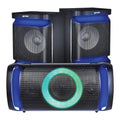 GSYS-2400, GSYS-2400 System, Lights, Home with Party Bluetooth Gemini Stereo Amp, 3-Piece and LED Integrated Microphone,