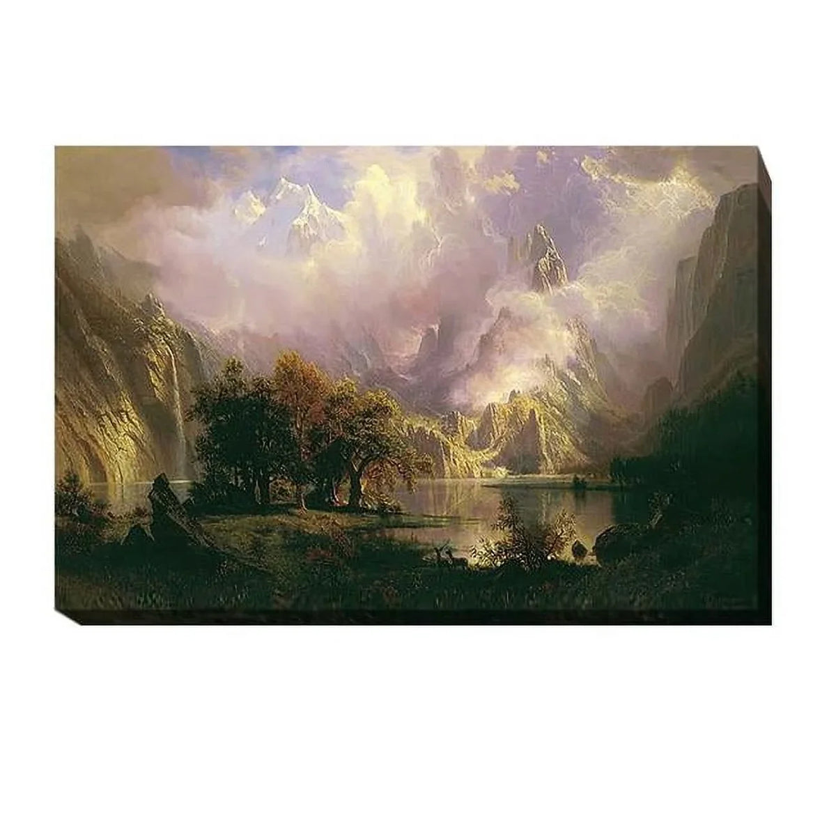 Mountain - Gallery-Wrapped Premium x in. Landscape x 1.5 Giclee 18 Canvas Albert Bierstadt Rocky 12 by