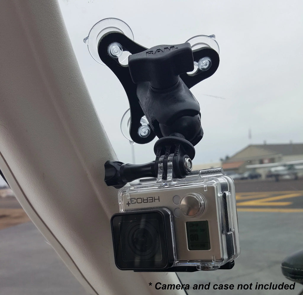 Swivel GoPro Spider Windshield Mount