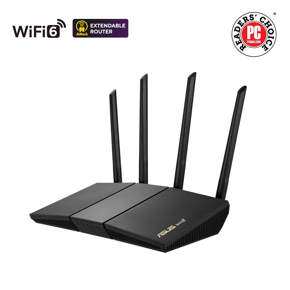 & Streaming, Internet - Gaming Internet Compatible, AiMesh Security, Router, Control, Dual Lifetime (RT-AX57) Wireless Router ASUS MU-MIMO, Included Parental OFDMA WiFi Band 6 Gigabit