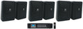 Black 70v Wall + JBL (6) Speakers 23-1 Indoor/exterior Amp Commercial 3" Control