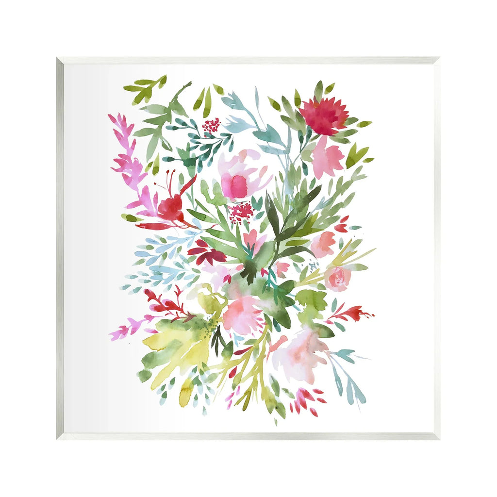 Floral Wall & Industries Art, Garden Painting Unframed Stupell Art Pattern Botanical x 12 Print 12 Flowers