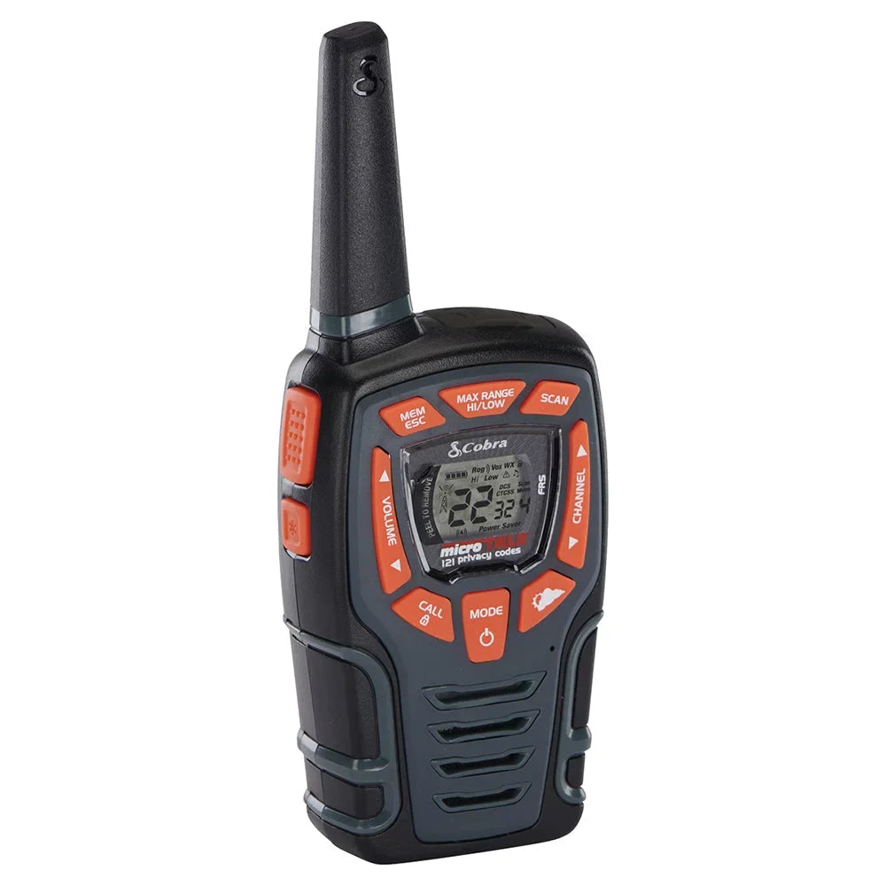 Set ACXT545 Radio Adults Two-Way Long Channels, 28-Mile Rechargeable, - Talkies Walkie Range (2-Pack) Cobra 22 climate-Resistant for
