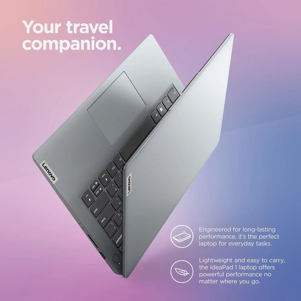 S Storage, 4GB RAM, 1i HD Ideapad 2022 Wi-Fi in Processor, 256GB Bluetooth, Home Mode inch Quad-Core 14 6, Cloud Windows Lenovo Display, Intel Newest Laptop, Grey, 11