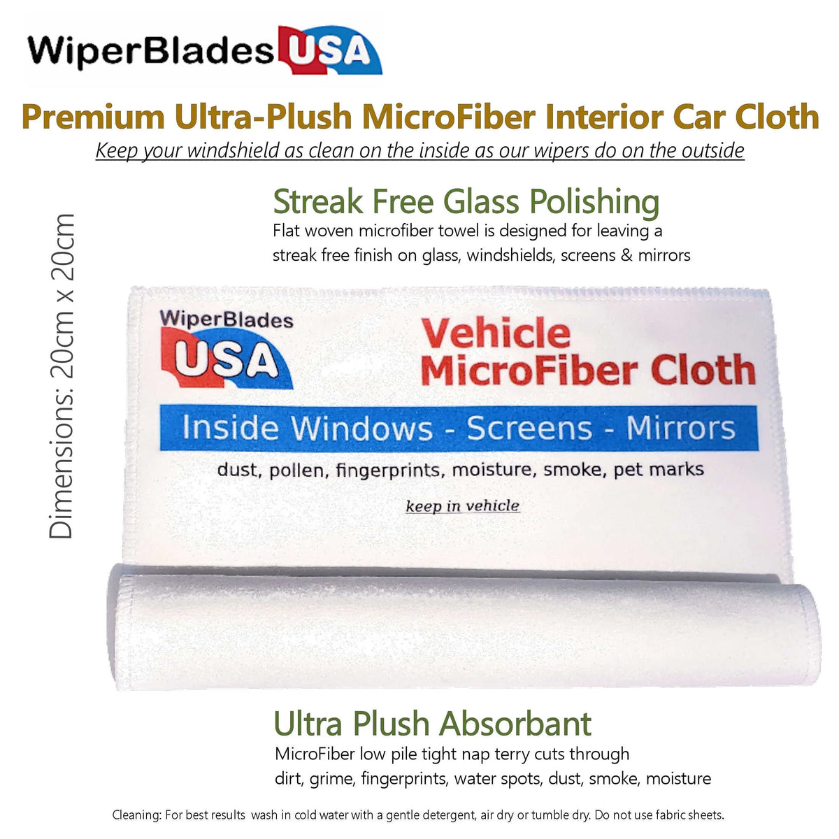 Wipers w/Rear Wiper Beam 3) Volvo XC90 of 2020 (Set Blade