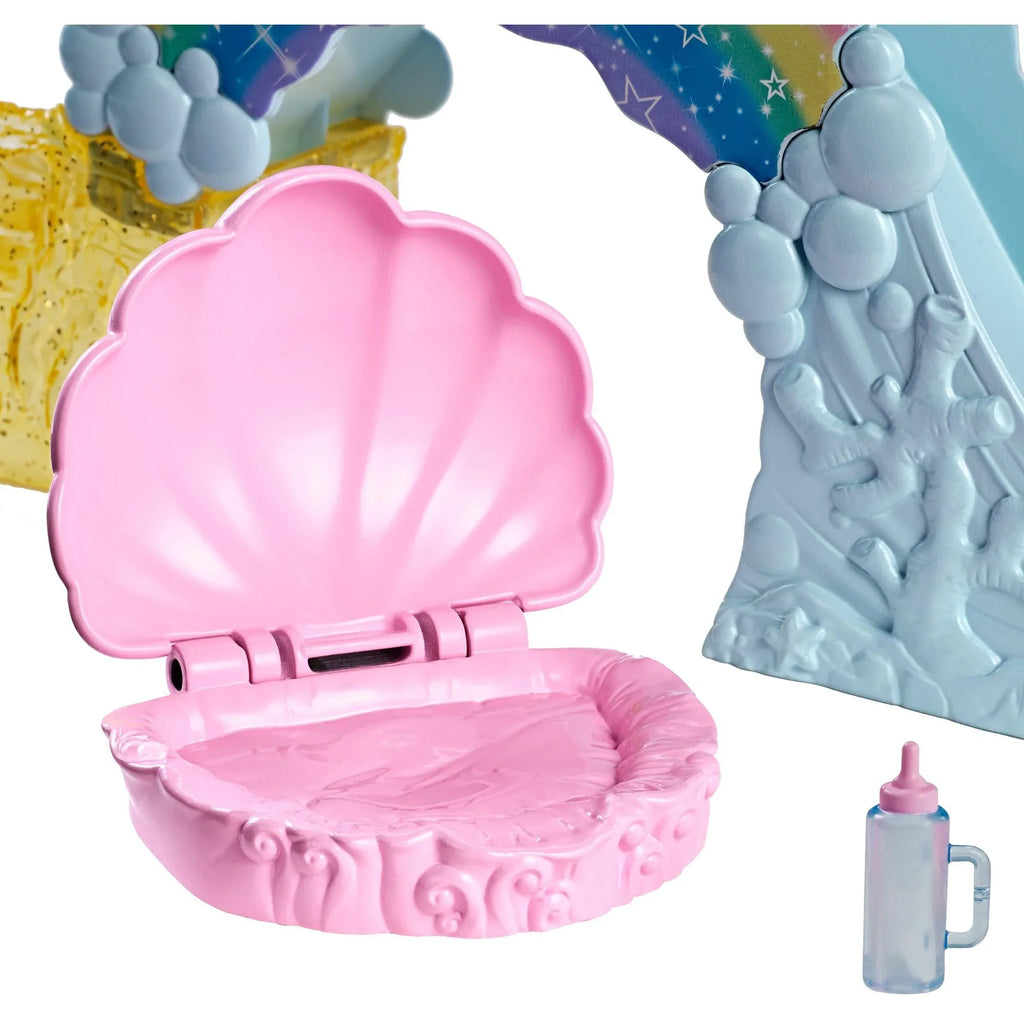 & Doll, Mermaid Dreamtopia Mertoddler Merbaby Playset Barbie