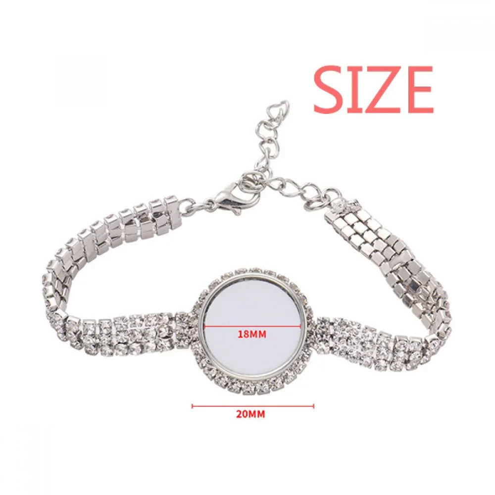 Stars Tennis Anklet Observe Bracelet Diamond Chain Glacier Galaxy Pattern Lake Jewelry