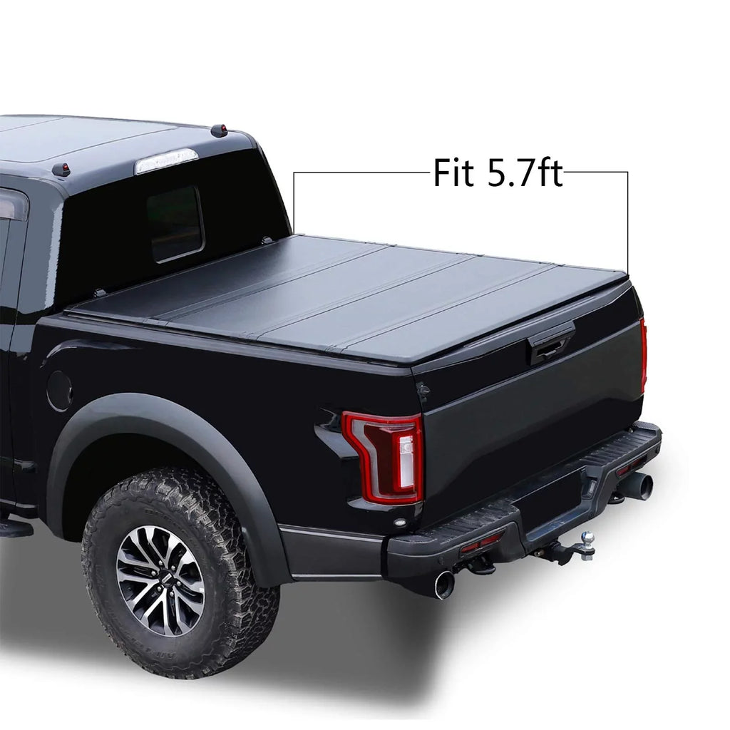 Hard - Bed 5'7" Fold Ram - 2500/3500 Tonneau for Fits Bed Body (Not Body)/ Cover Ram Fiberglass 1500/2019 Truck 2009 Ram New 2018 Classic 2021 Quad 1500 2010-2021