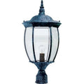 x 11.13 - Light in. Coated Aluminum - x Post Powder Dabmar 23.38 Green Top Cast 11.13 Fixture Lighting Verde