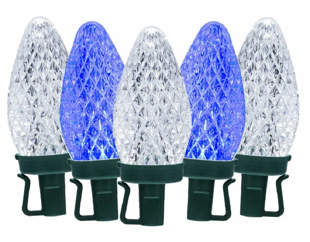 Multi White Function Dual ft Color Choice Blue/Cool Color C-9 50 Lights 32.6 LED GE