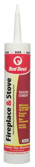 Fireplace & oz 10.1 of Tube Stove 3 Of Quantity Black 0466 Devil - Red Repair Sealant