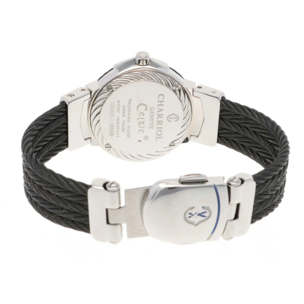 Steel Watch (Good) Pre-Owned CHARRIOL Quartz Stainless Saint-Tropez Women's