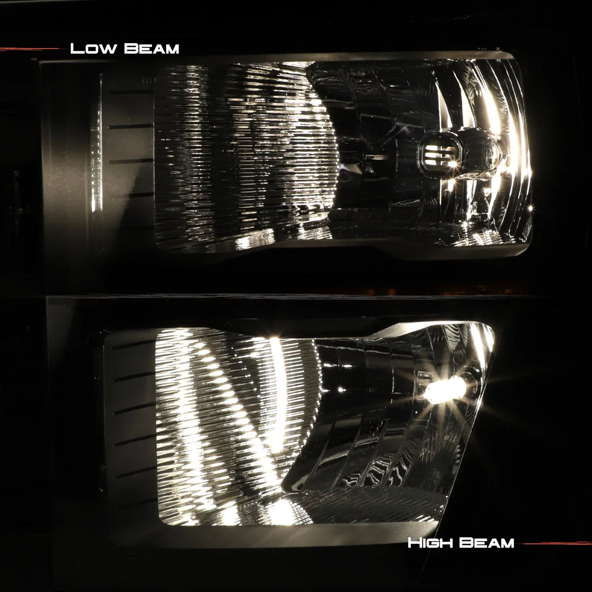 2021 Truck Headlamp design [Halogen Driver F150 Black Side 2023 Housing Fit Headlight 2022 Pickup Type] - AKKON Left OE