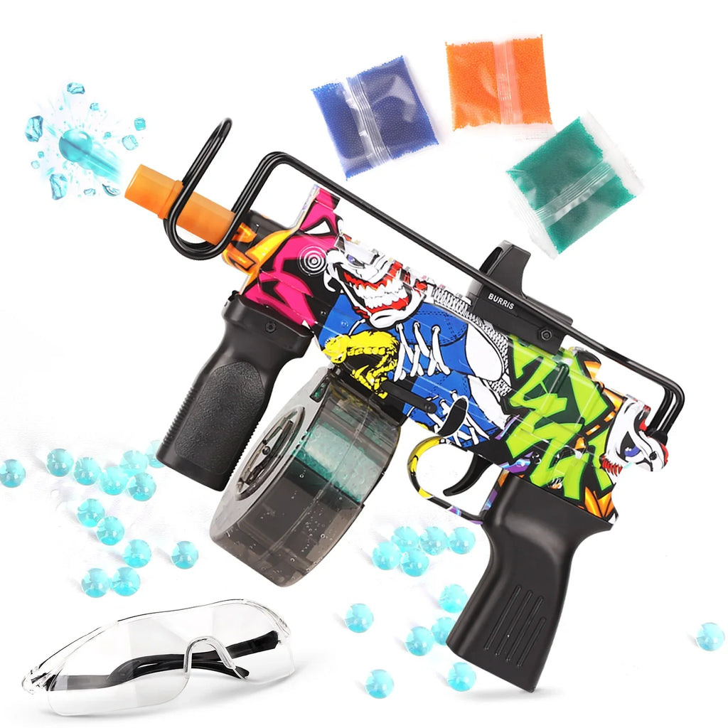 Beads 15,000 Out Activity Yimore with Toys Automatic for Gun liquid Door for Kids&Adult Ball Ages 12+ Splatter Blaster Games Backyard Balls Gel ,