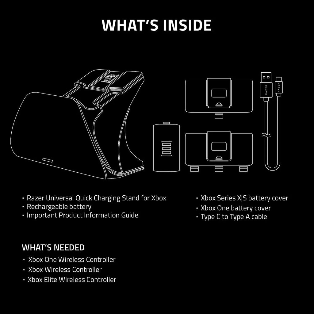for Charging Stand Xbox, Shift Quick Razer Universal Lunar