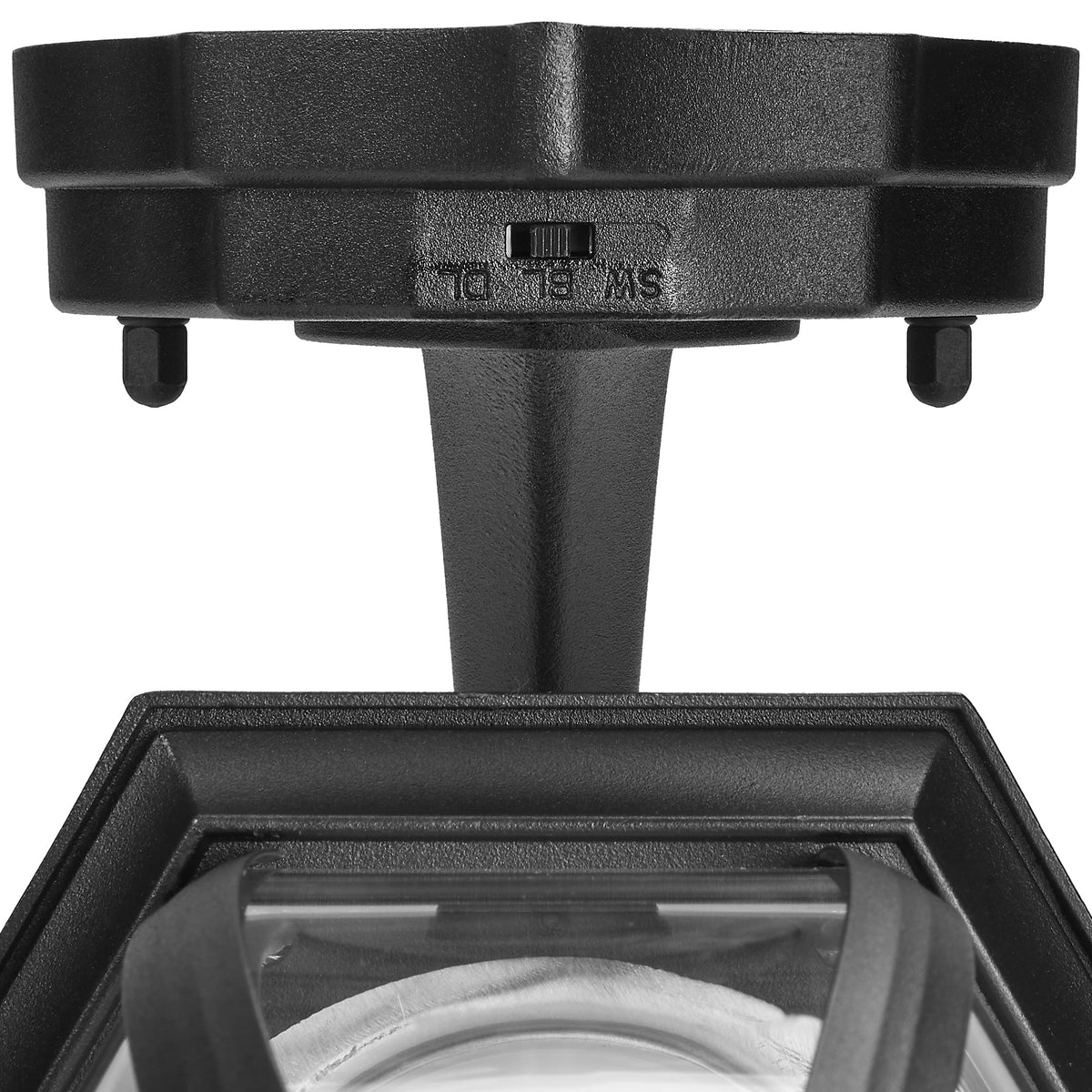 Front Light Coach Lighting Black Clear with LED exterior 3 Dusk to for and - Fixture Lumens, Garage, Light Door Photocell 3000K/4000K/5000K, Glass, Wall 830 Sensor, Porch, CCT Dawn Maxxima