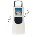 Bib Poster Adjustable BBQ Ship Pinafore Pocket Luxury Kitchen Cruise Apron Cotton Giant Linen