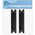 Tent BBQ Bar, for Parts 2-Pack Shield Flame Burner - Vaporizer Steel 17 Porcelain Bar, 810-7400-F 3/4" Barbeque Heat Charmglow Plate Flavorizer Grill Compatible Replacement Cover Tamer,