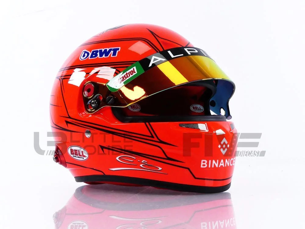 Esteban - 1/2 Ocon 2023 CASQUE - Alpine HELMET MINI