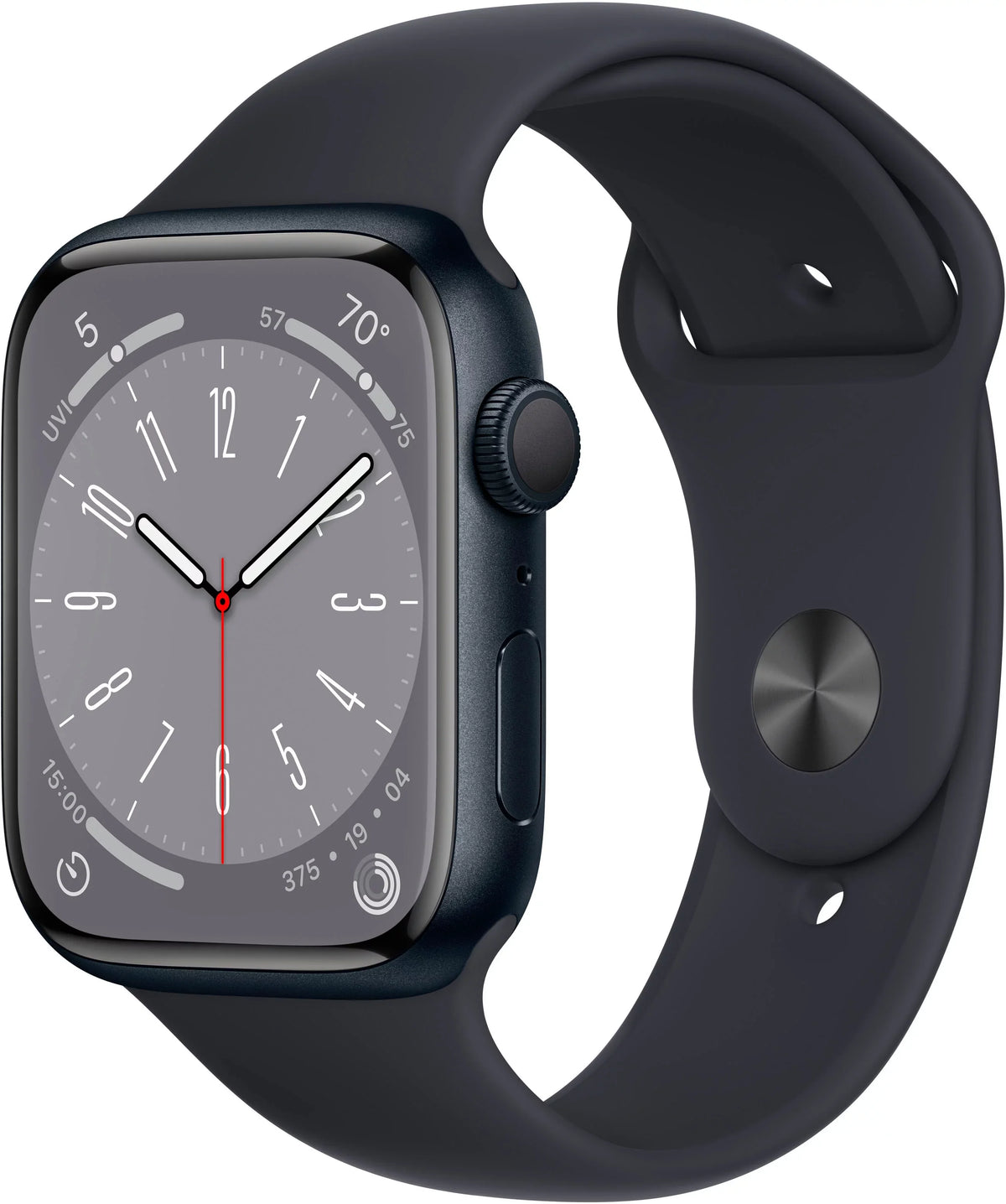 Only Watch Midnight (Refurbished) Restored Case Aluminum Series 8 Band Midnight 45MM GPS