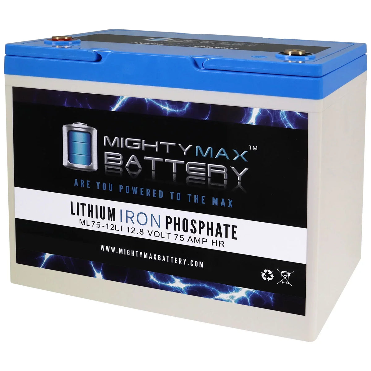 75AH Lithium Battery 12V Quantum for Replacement R-4000