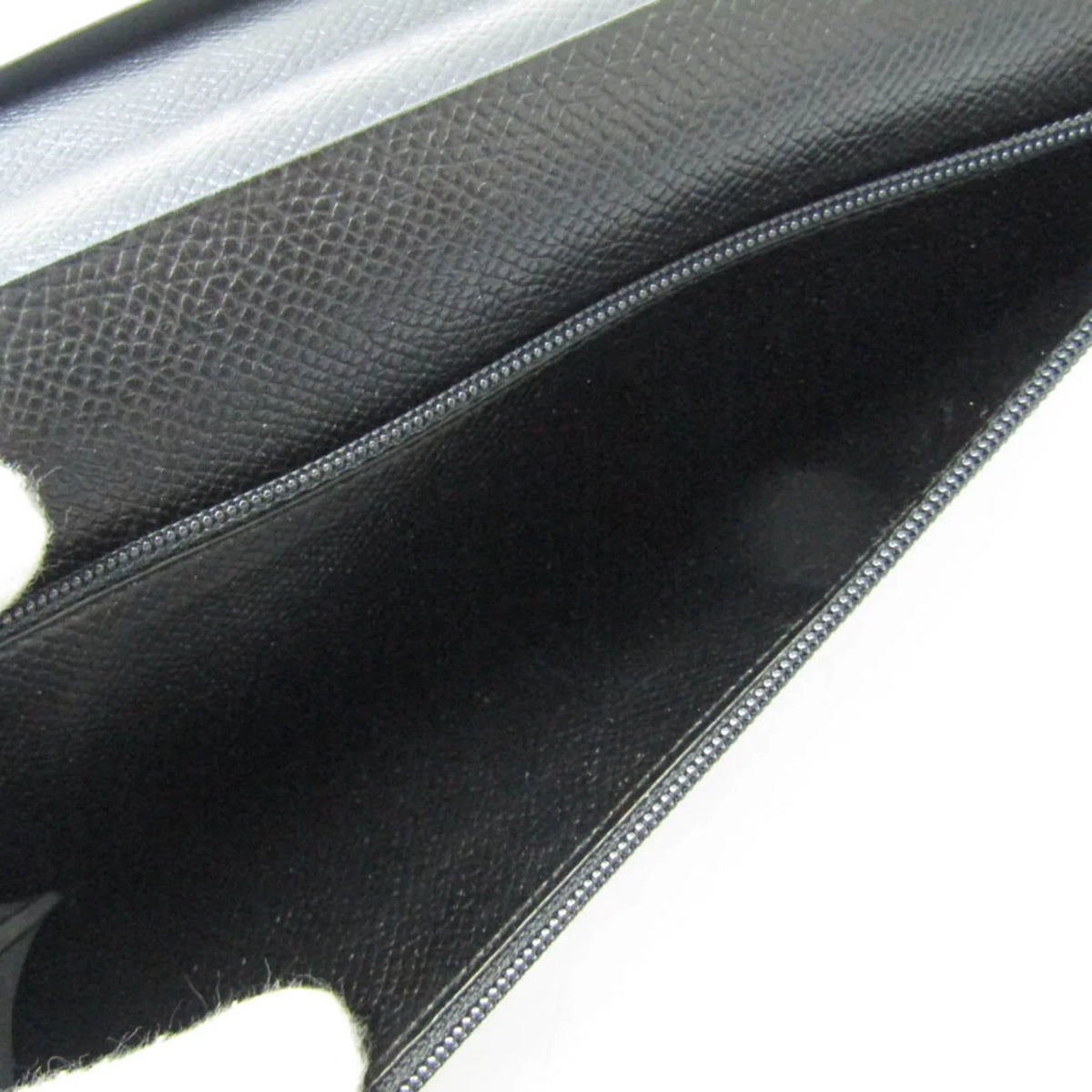 Epsom (bi-fold) Wallet Men,Women (Good) Case Long Black Hermes Pre-Owned Leather Travel