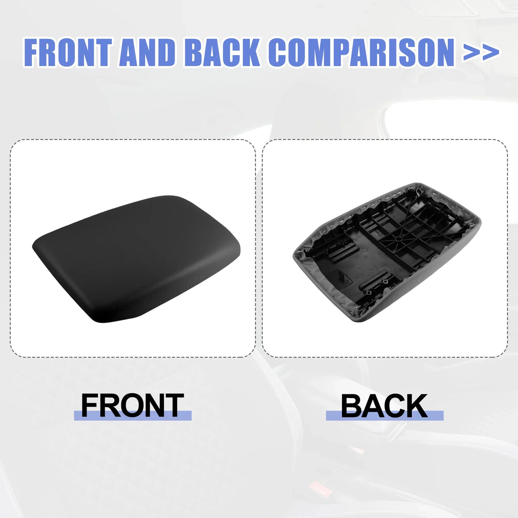 Center Car for Box Highlander Protector Faux Seat Leather Black Console 2009-2014 Armrest Cover