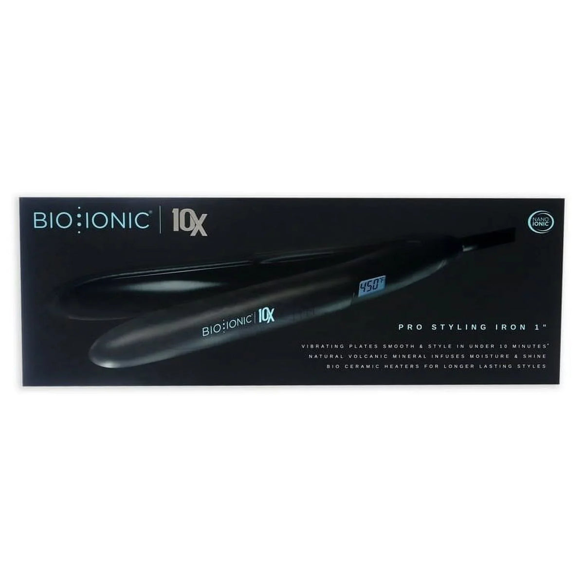 Ionic 1" Pro 10X Iron, Bio Styling Flat