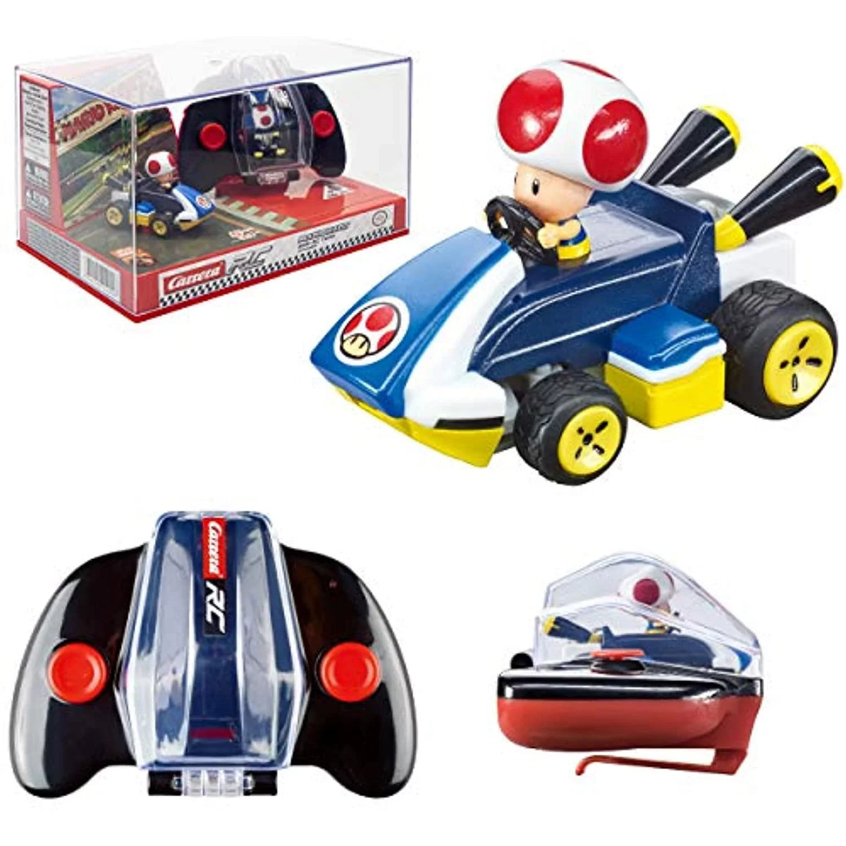 Remote Vehicle Collectible RC GHz - Kart Toy Control Nintendo Mini Radio Carrera 2.4 Toad Mario Car