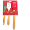 Set Letter Rae Handles Silicone Hard Spatula Wood Pc. with Dunn 3 LL Spatula