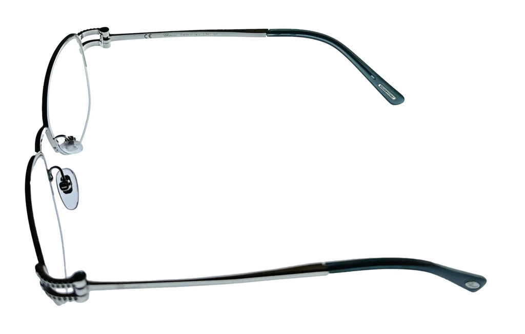 Square Plate Chopard VCH052S 52mm Silver Women's 579Y Metal Eyewear Rimless