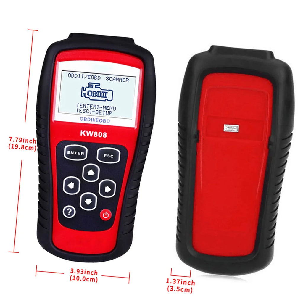 Scanner Auto OBDII/EOBD Moobody for Car and Automotive Detection KW808, Scanner Code Reader