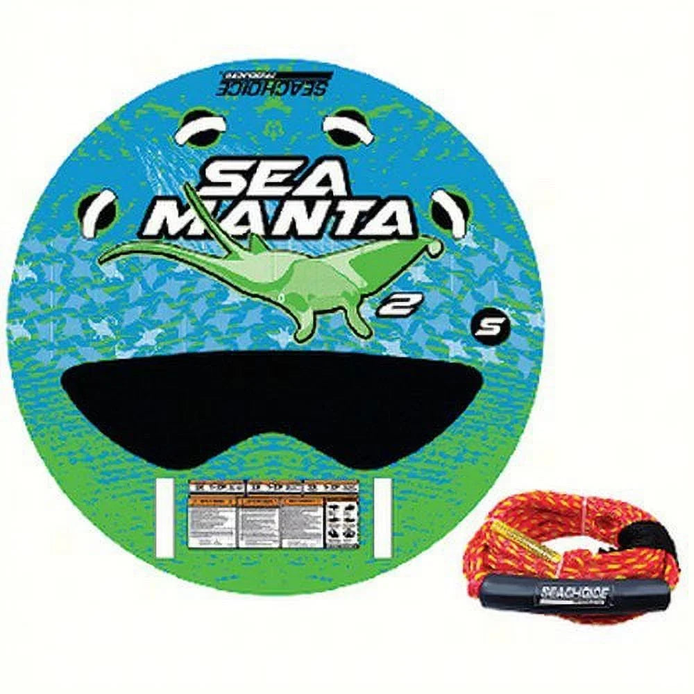 Tow Manta Person Seachoice 86923 Tube Rope Deck With Sea 1-2