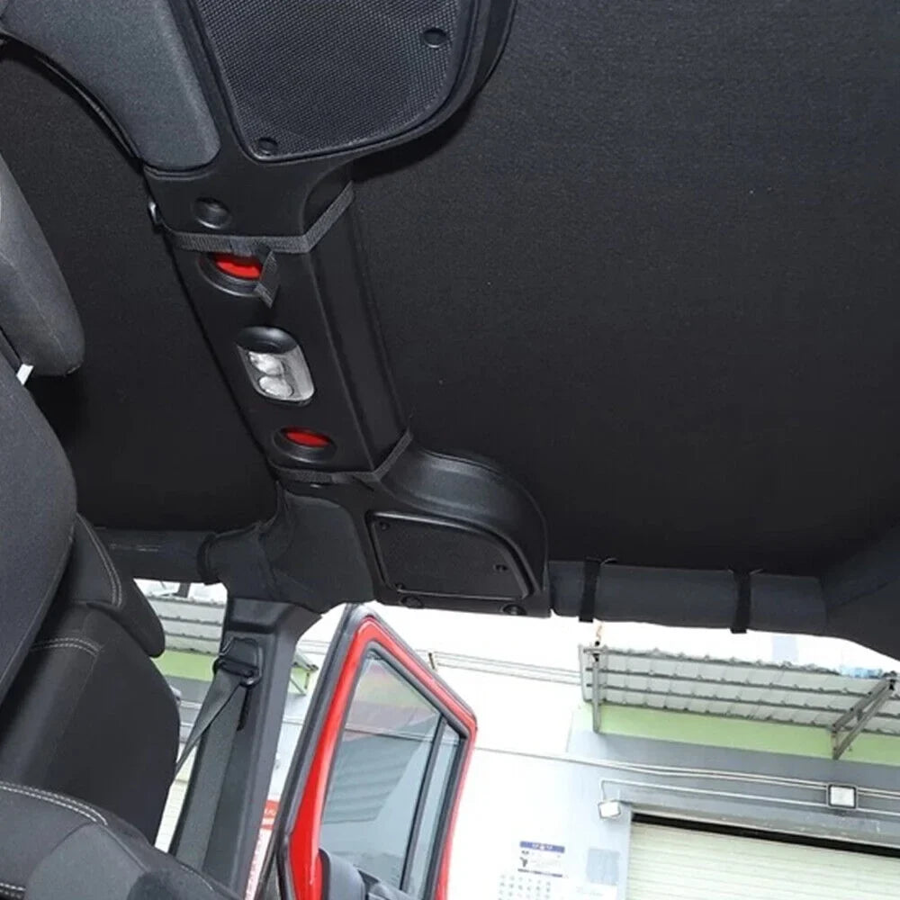 the from Paddsun SunFor JKU Leather Top JK Protection Jeep Wrangler Sunshade 07-18