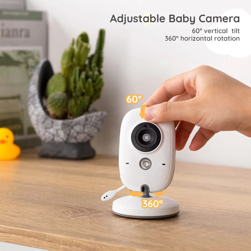 Audio, Screen, Monitor Camera Baby 3.2'' No VOX Audio, with Baby Vision, WiFi, Mode, and Two-Way HD Night BOIFUN Camera