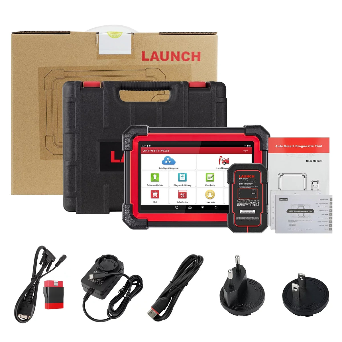 X431 Control,CANFD 2024 BT Scanner CRP DOIP,FCA Coding,Bi-Directional OBD2 All AutoAuth for 919E Full LAUNCH Tool with Scan System Diagnostic Vehicles,ECU