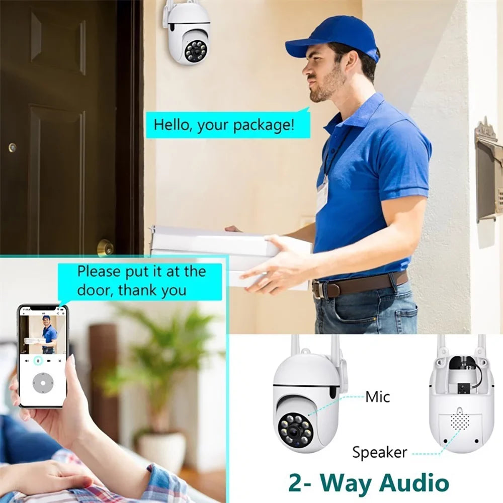 Detection Alert,Spotlight Color GeCam Vision,2-Way Home WiFi Cameras exterior 3MP Security Camera,5G 355°PTZ Video Audio,Waterproof Activity Night Camera,Motion Security
