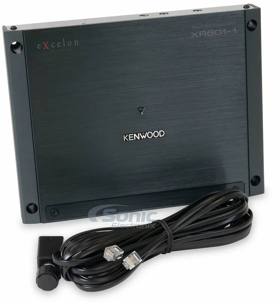 (400W Stable eXcelon 2-ohm Series XR Monoblock NVX Kit XKIT42 + MVX Bass XR601-1 Premium Included Kenwood Amplifier + Class-D 600W Max Gauge w/ Wiring Amp Knob RMS) 4